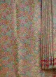 Grey Pashmina Silk Traditional Saree